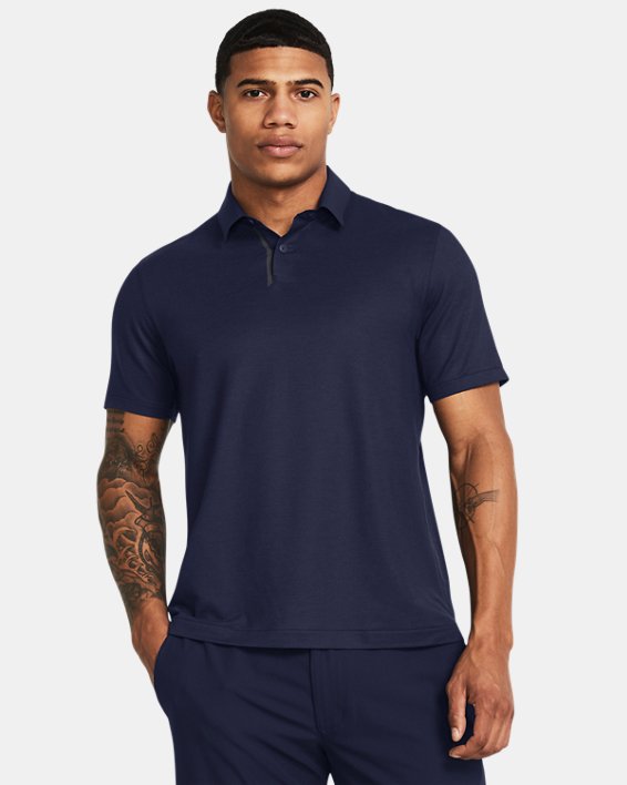 Men's UA Tour Tips Polo in Blue image number 0